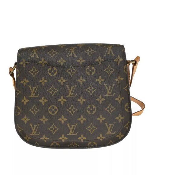 LOUIS VUITTON Saint Cloud GM Shoulder Bag Monogram Leather Brown M51242 80FA523 - Picture 3 of 10